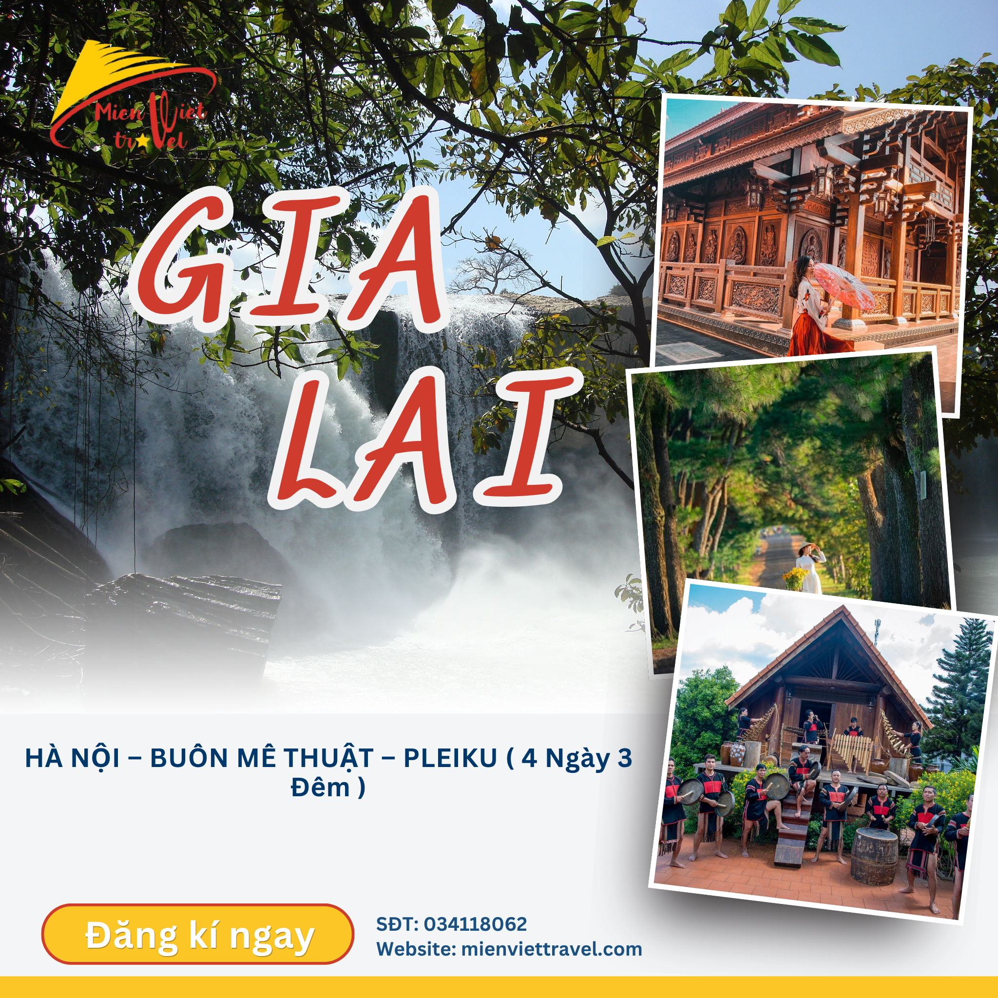 HÀ NỘI – BUÔN MÊ THUẬT – PLEIKU ( 4 Ngày 3 Đêm )