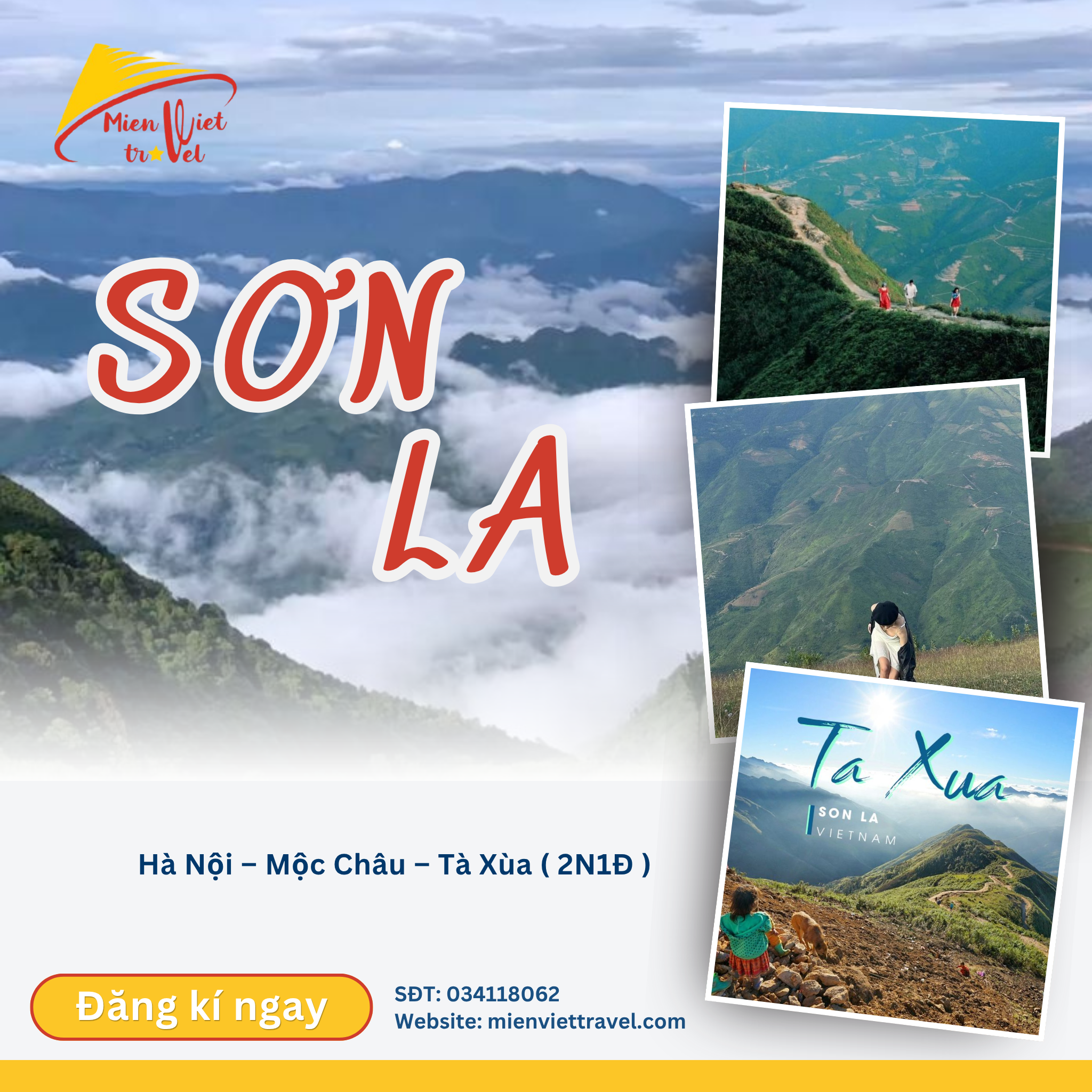 Hà Nội – Mộc Châu – Tà Xùa ( 2N1Đ )