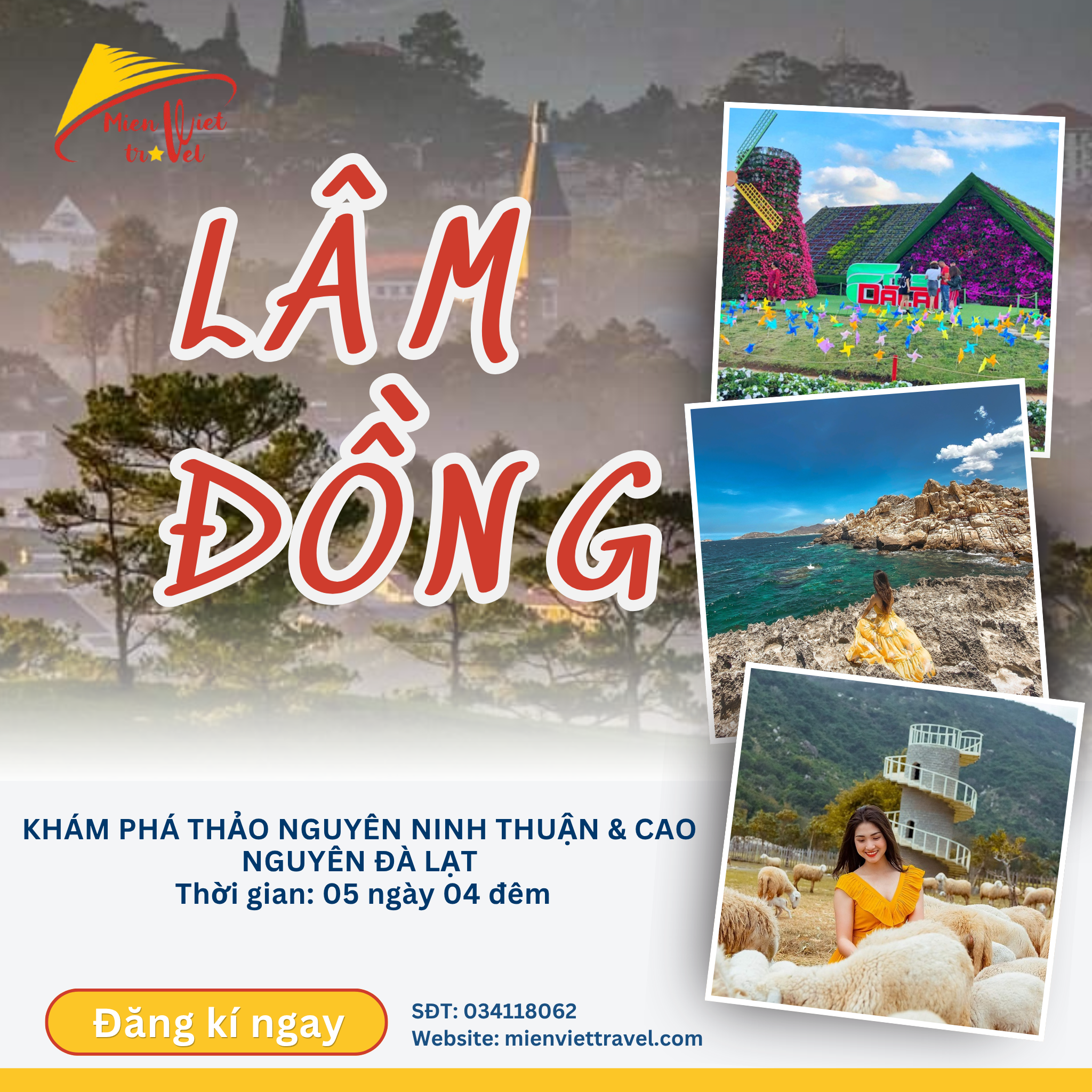 HÀ NỘI – Ninh Thuận – Cao Nguyên Đà Lạt  ( 4 Ngày 3 Đêm )