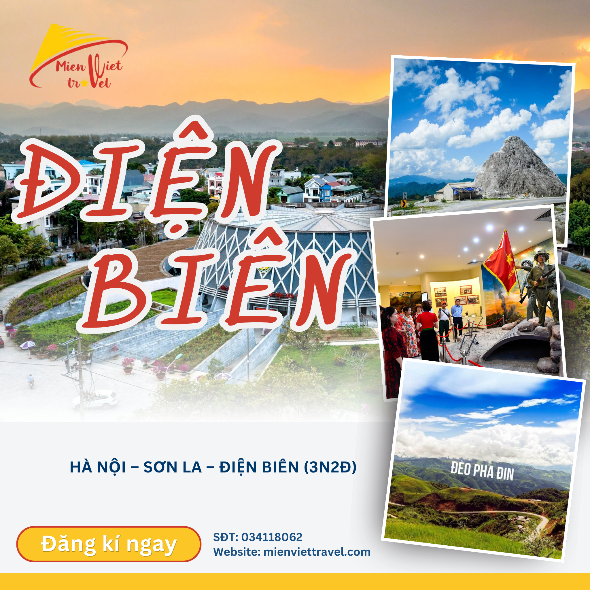 HÀ NỘI – SƠN LA – ĐIỆN BIÊN (3N2Đ)
